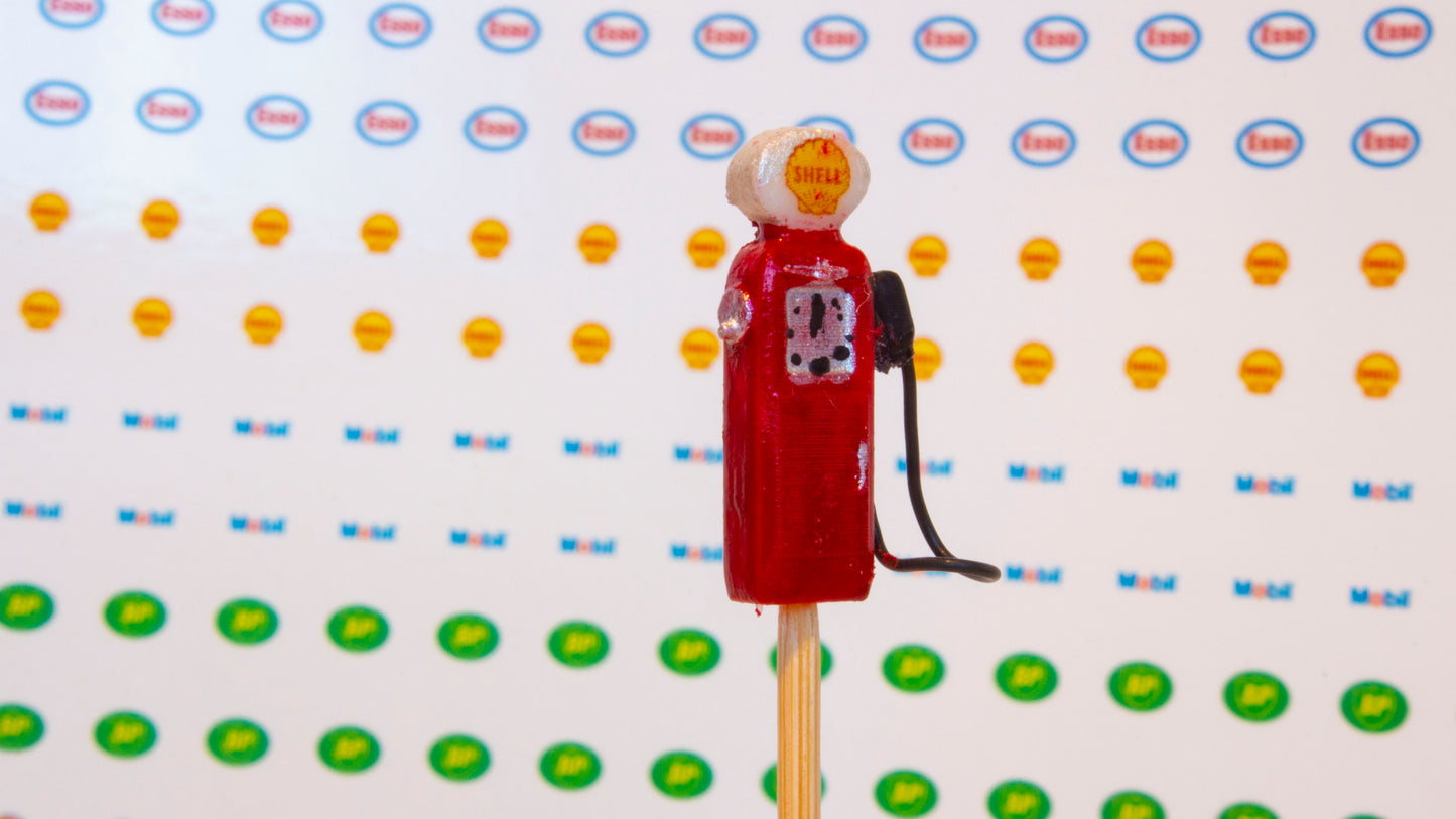 OO Gauge 1950's Petrol pumps with LED's