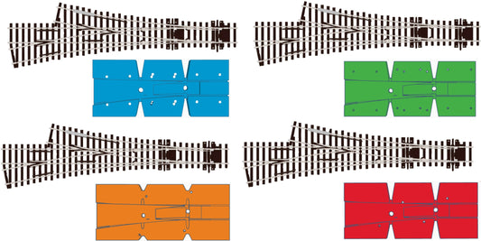 N Gauge Asymmetric point motor jigs