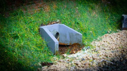 OO, TT & N Gauge Pre Cast Concrete Culverts with grids pack of 4