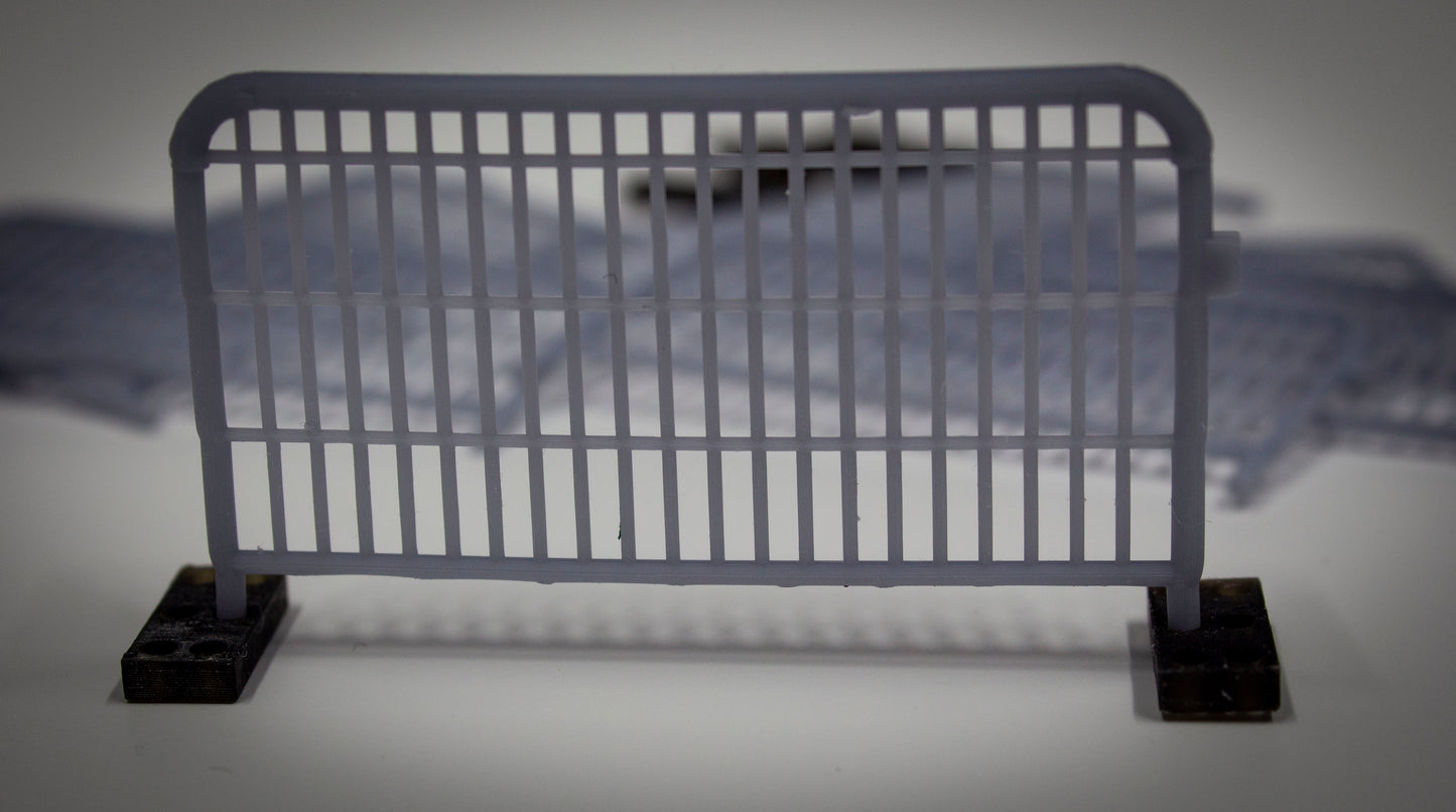 OO Gauge Steel Mesh Security Fencing (Heras) 10pk