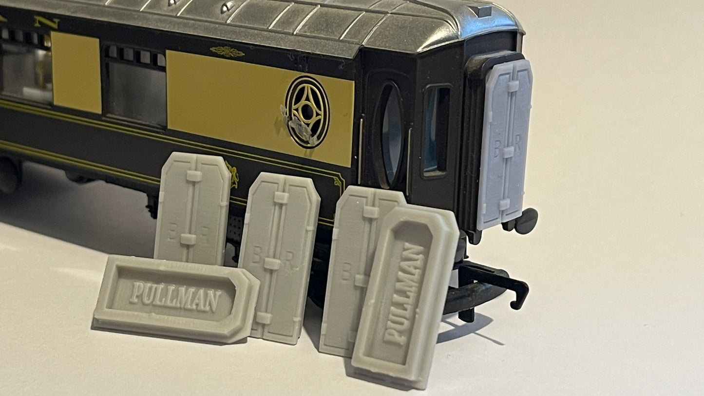 OO End coach door blanks for Hornby coaches