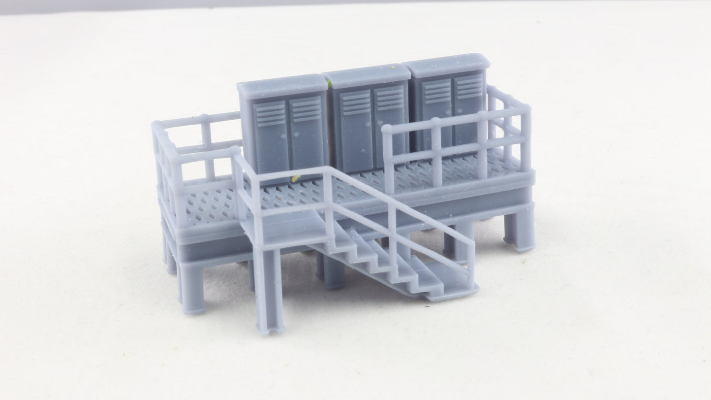 OO, TT & N Gauge Lineside Control Cabinet Platforms