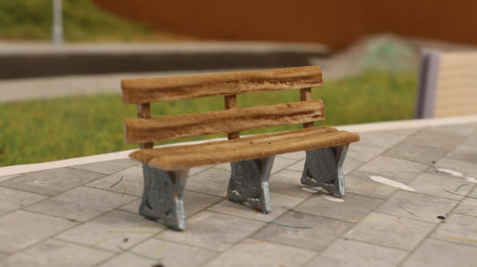 O, OO, TT & N Gauge GWR style Platform Benches (5 Pack)