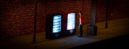 OO Gauge Vending machine with LED illumination