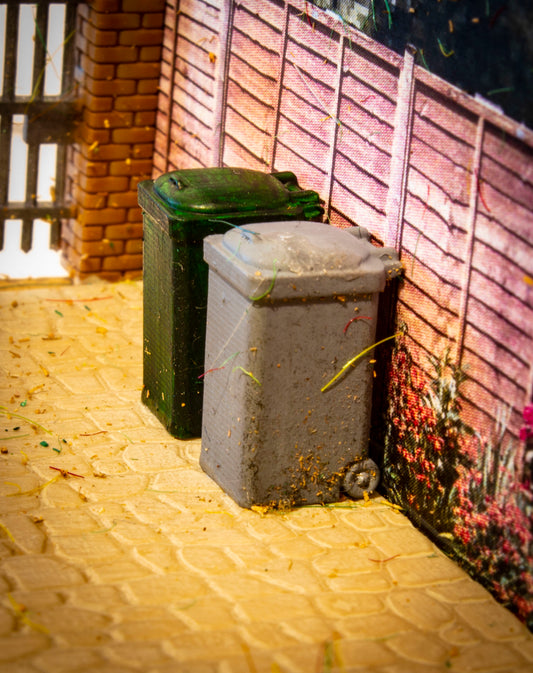 Domestic Wheelie Bins STL Download