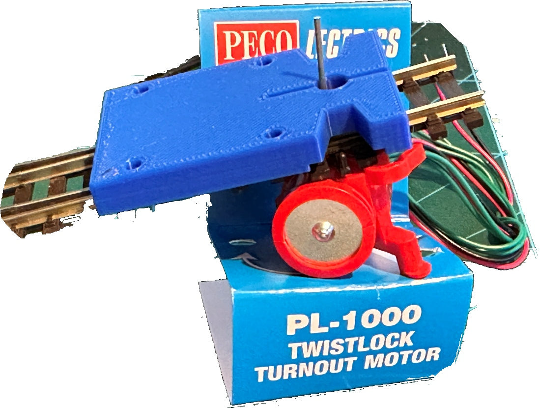 OO Gauge Peco Twistlock point motor guide jig