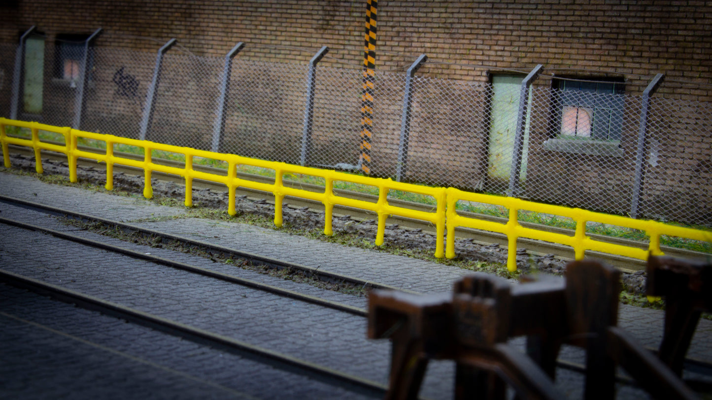 OO Gauge yellow TMD style railings