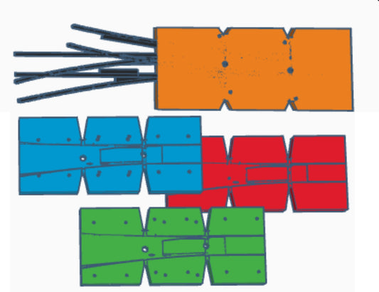N Gauge Asymmetric point motor jigs