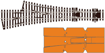 OO Point motor Jigs for 3 way Asymmetric points.