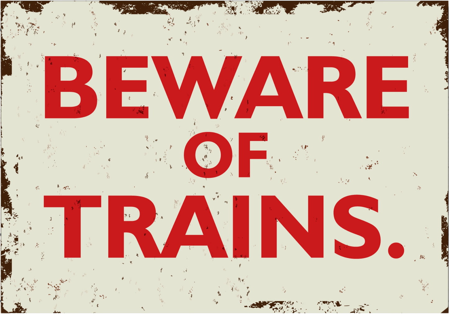 Metal vintage signs (A5, 200mm x 150mm)