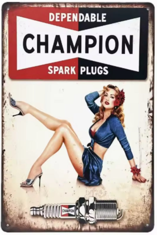 Fridge Magnets Set of 8 USA 50's-60's Garage Signs