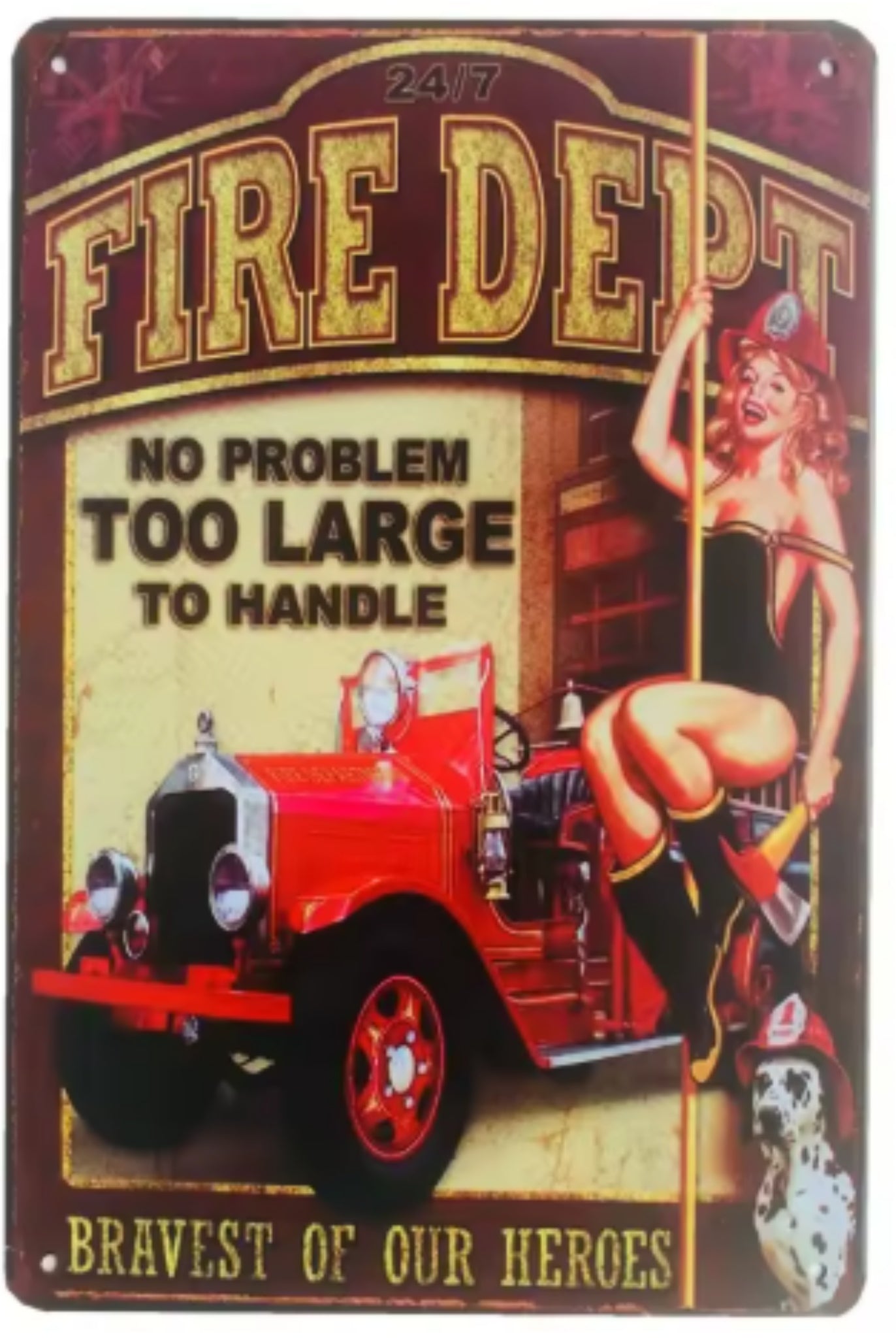 Replica Vintage USA Gas Station Signs (A6 150mm x 100mm)