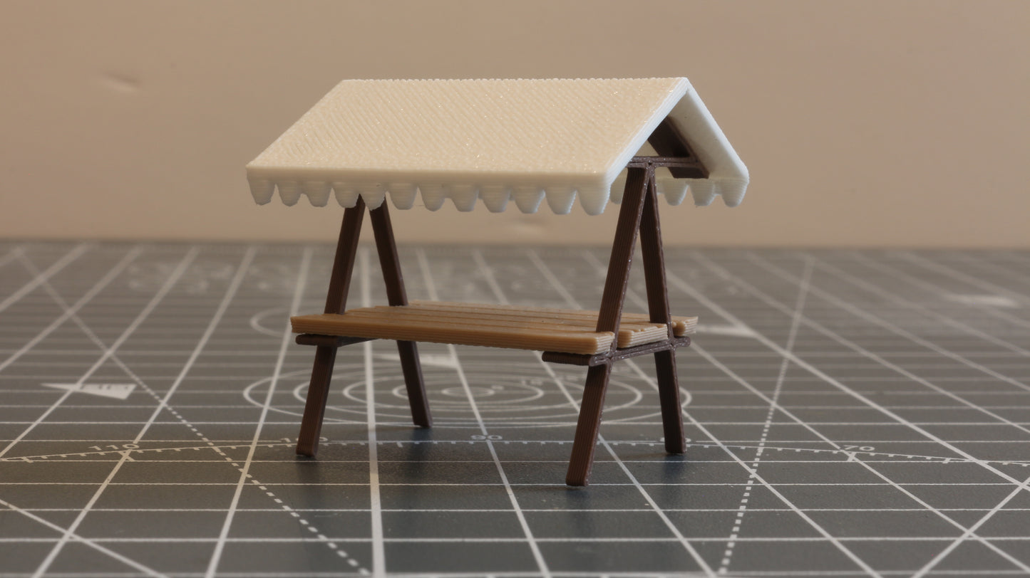 OO Gauge Market Stalls