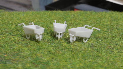 OO Gauge Builders Wheelbarrow Pack of 3