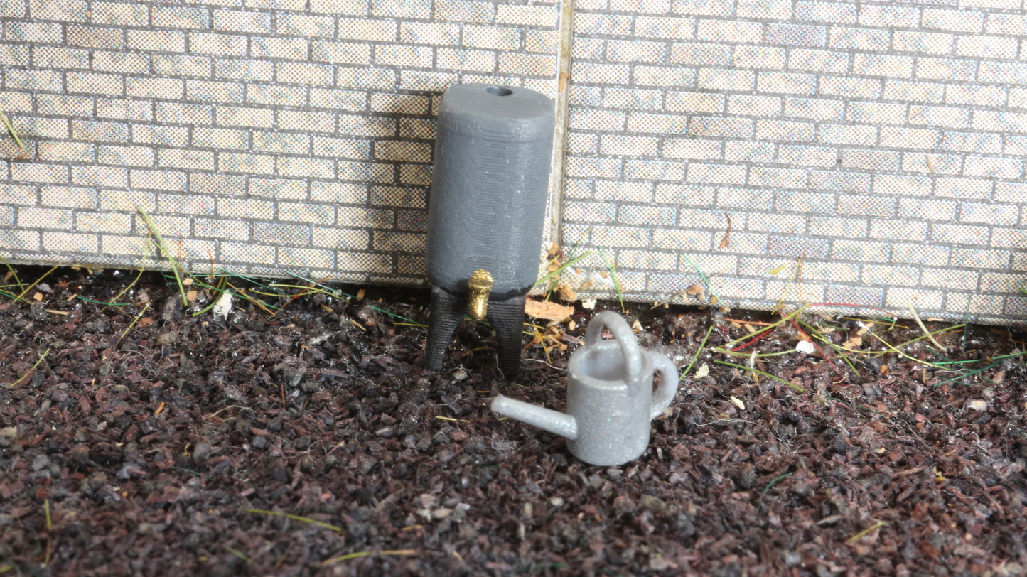 OO Gauge Garden Water Butts