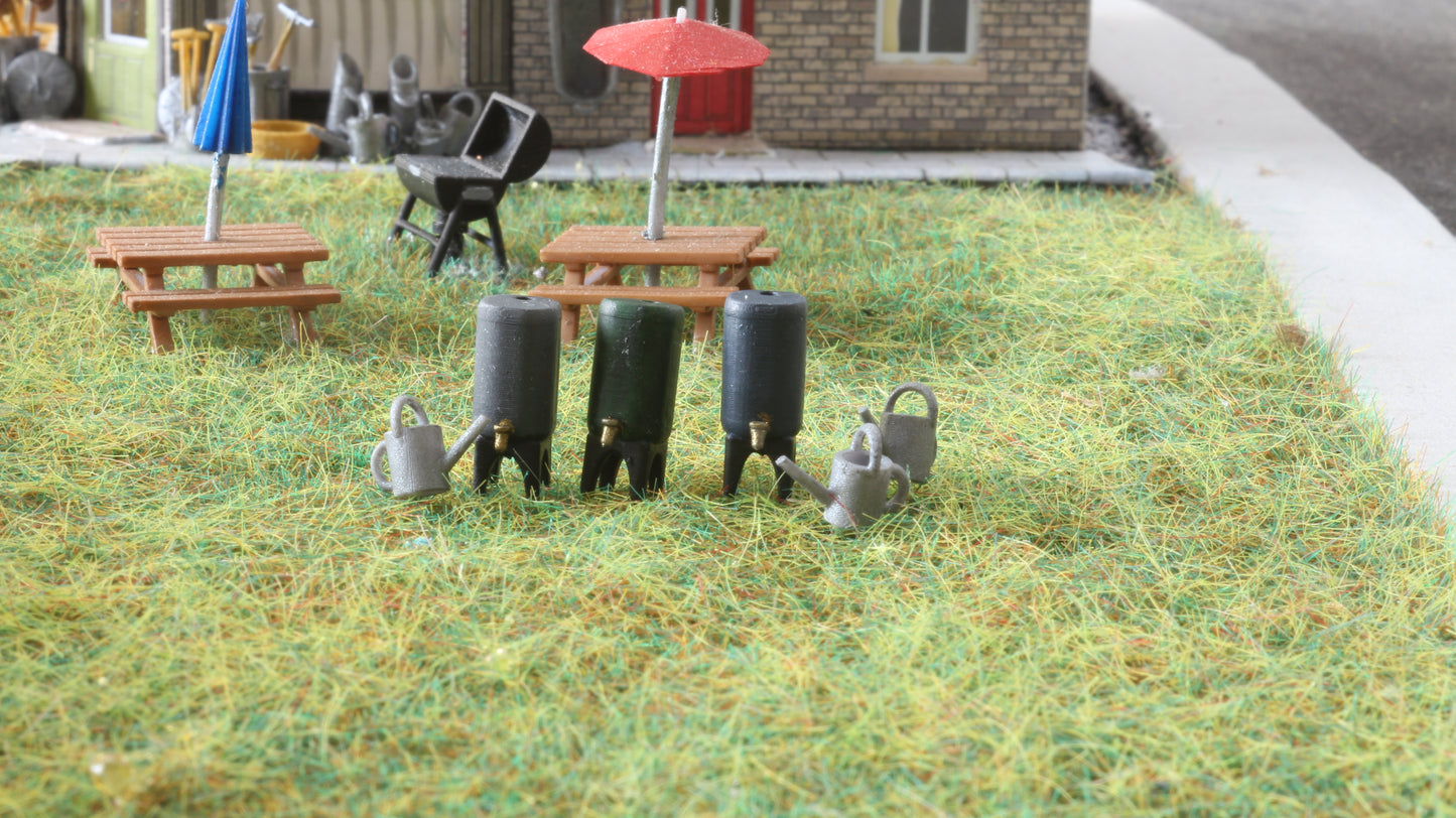 OO Gauge Garden Water Butts