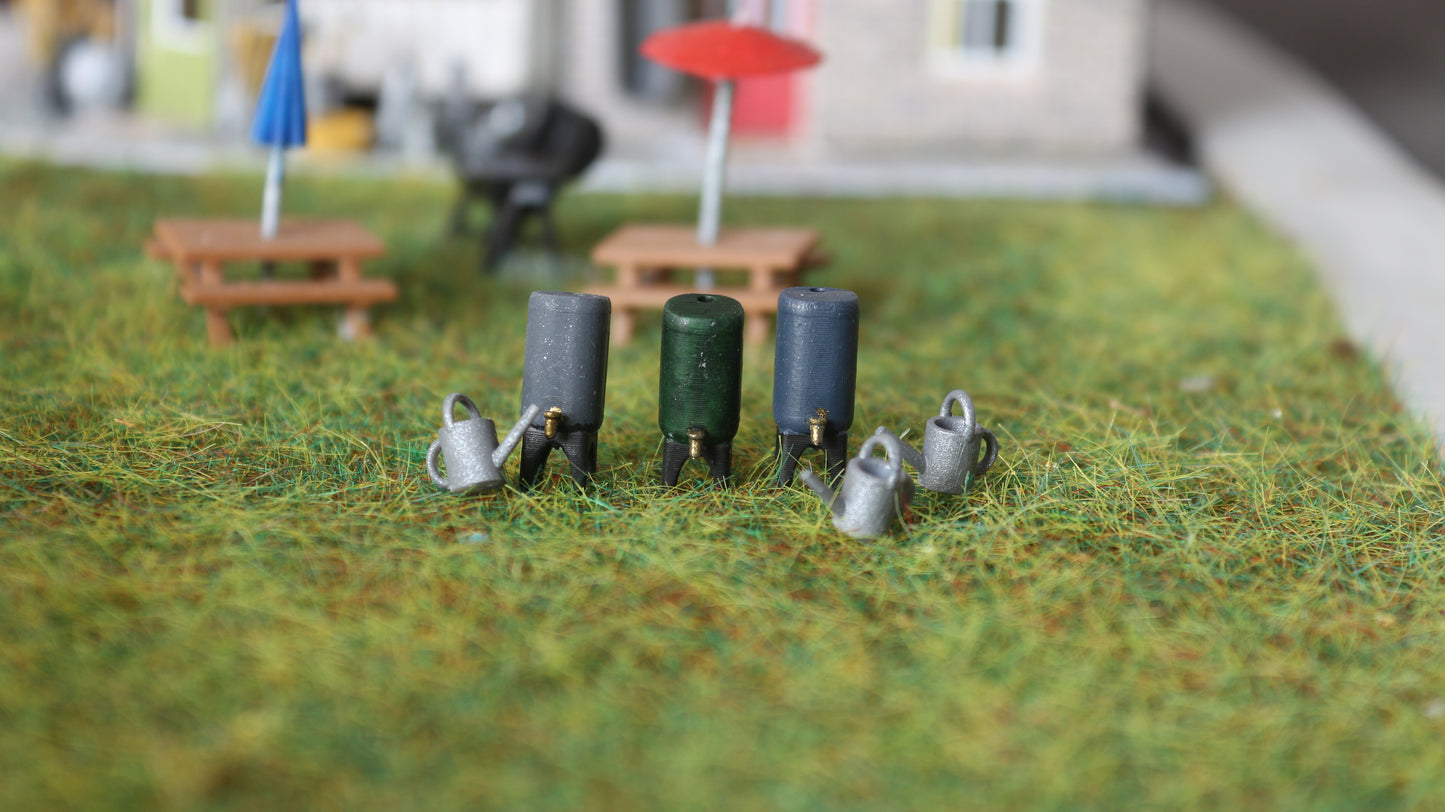 OO Gauge Garden Water Butts