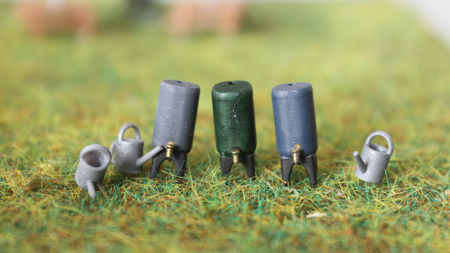 OO Gauge Garden Water Butts