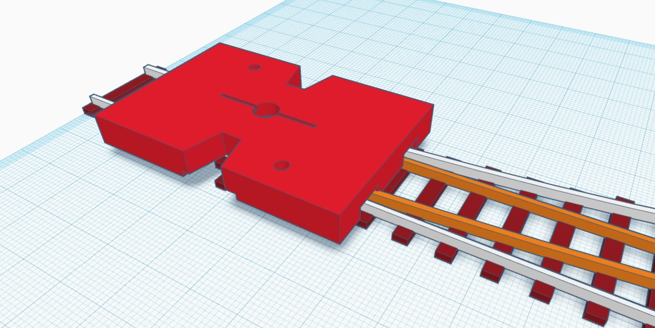 OO Gauge Peco Twistlock point motor guide jig