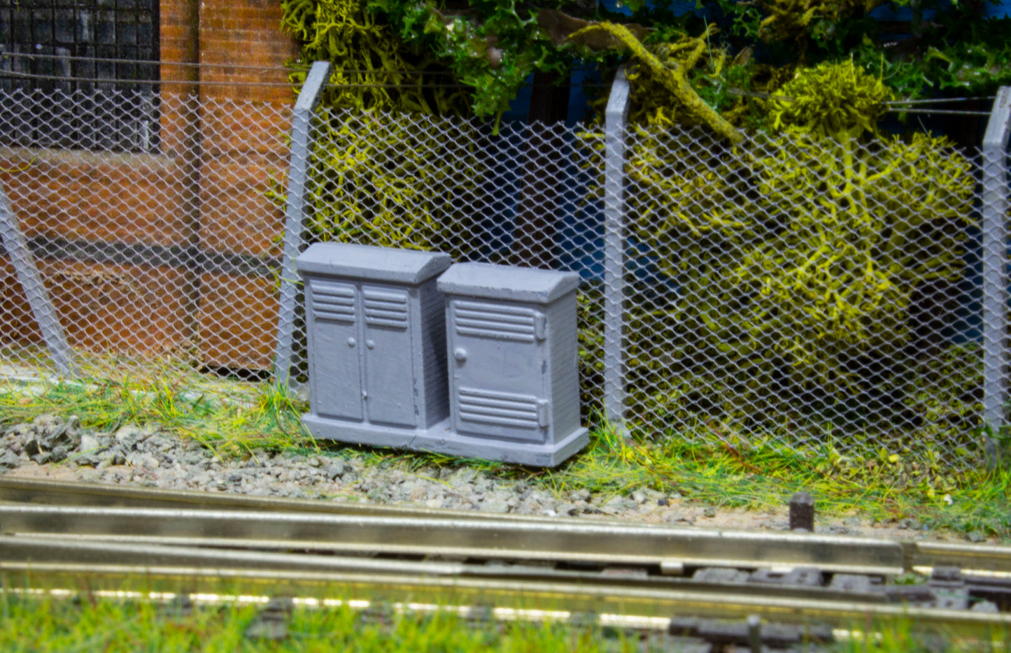 OO, TT and N Gauge Assorted Lineside relay cabinets