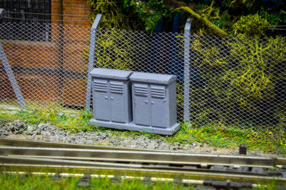 OO, TT and N Gauge Assorted Lineside relay cabinets