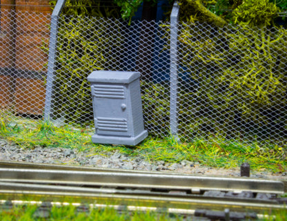 OO, TT and N Gauge Assorted Lineside relay cabinets