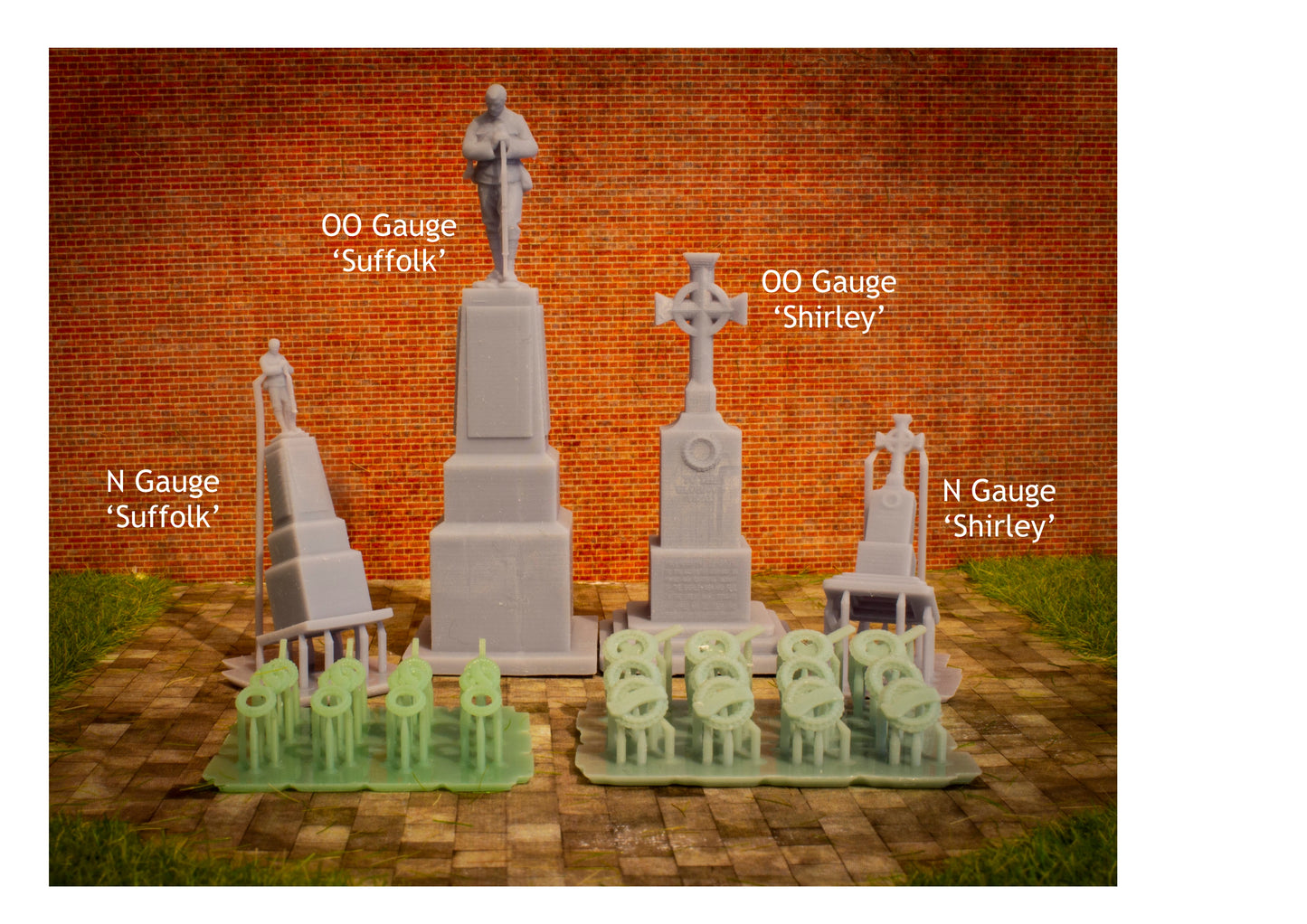 OO, TT and N Gauge War Memorials / Town Monuments